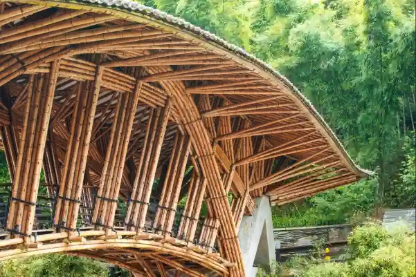 9. Construcción en bambú